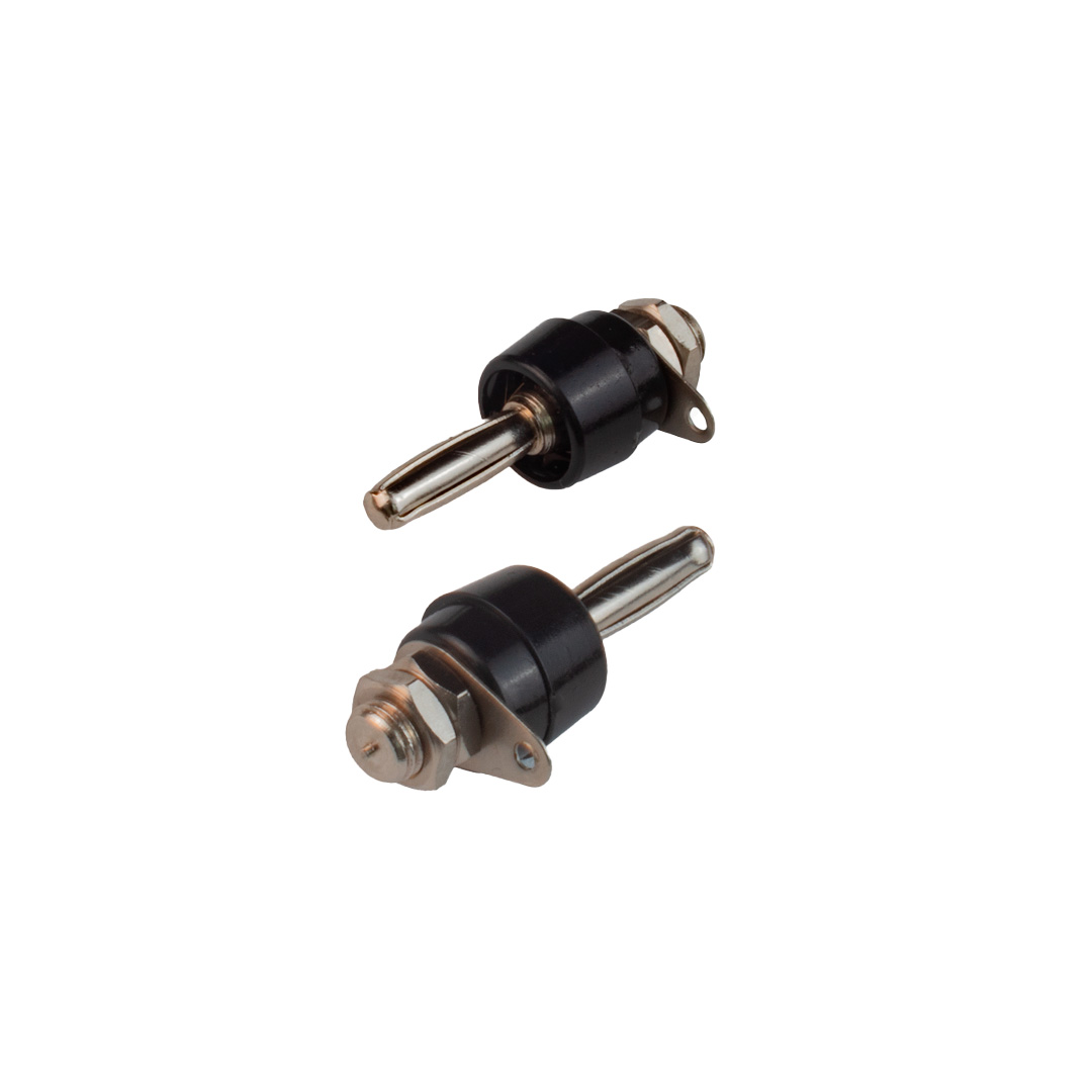 Plug Banana Aislado de Chasis - 4mm